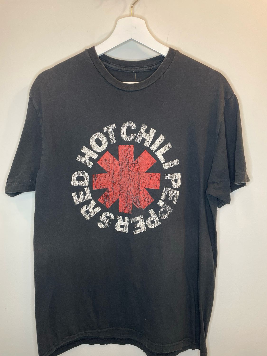 Red and Black Hot Chili Peppers T shirt
