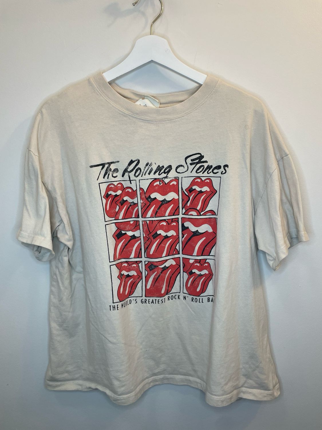 The Rolling Stones White T Shirt