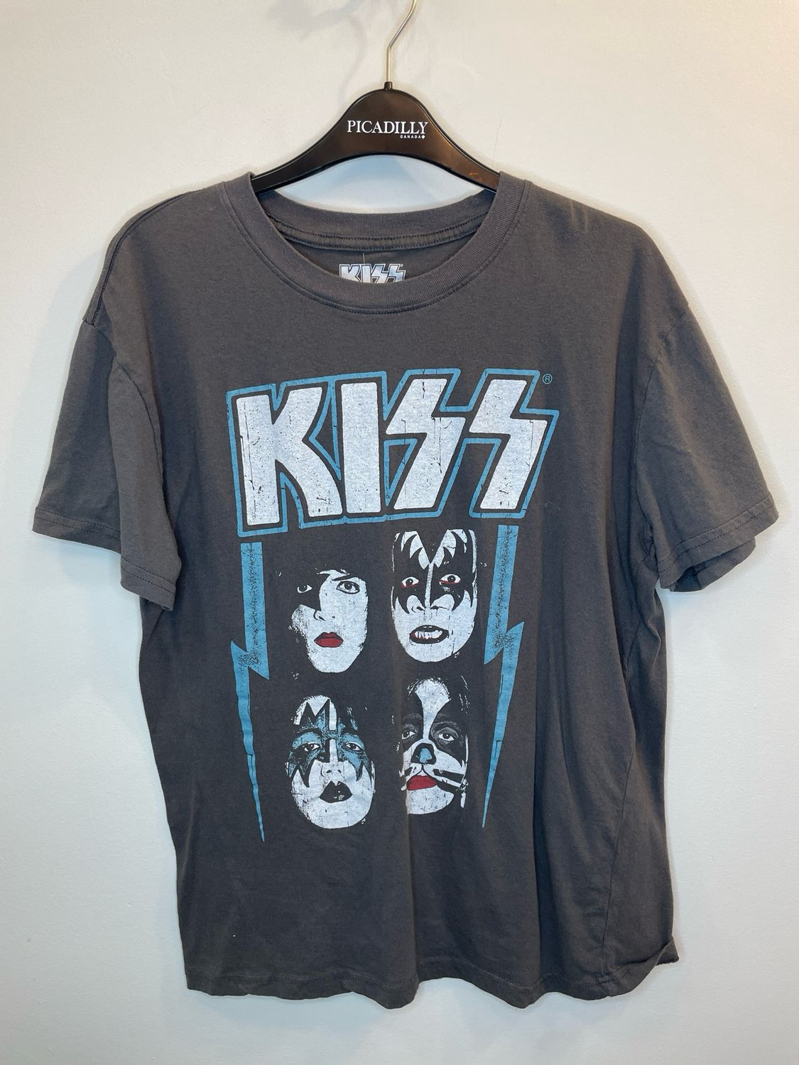 Grey Kiss T Shirt