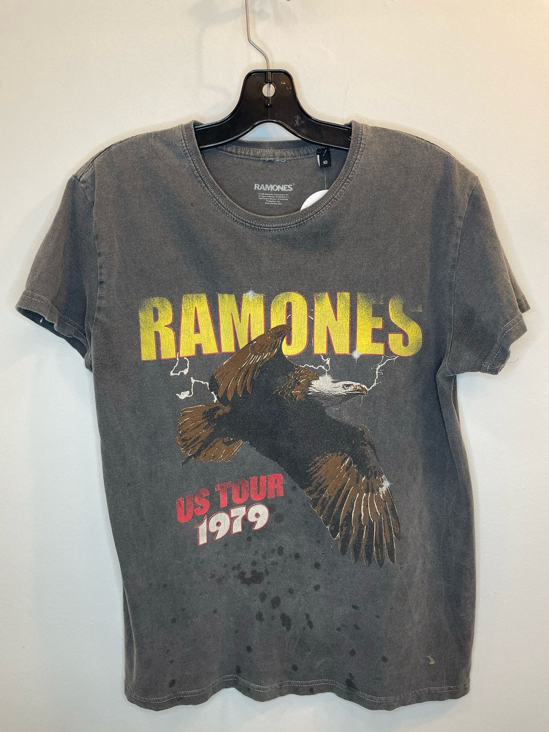 Black Brown Ramones T Shirt