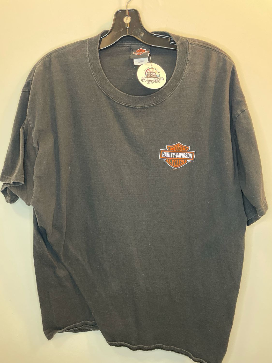 Black Harley Engine T Shirt