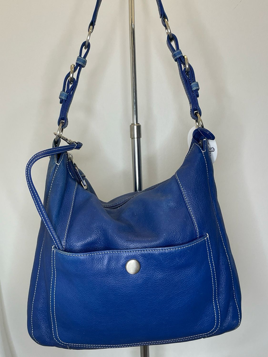 Midnight Blue Leather Purse