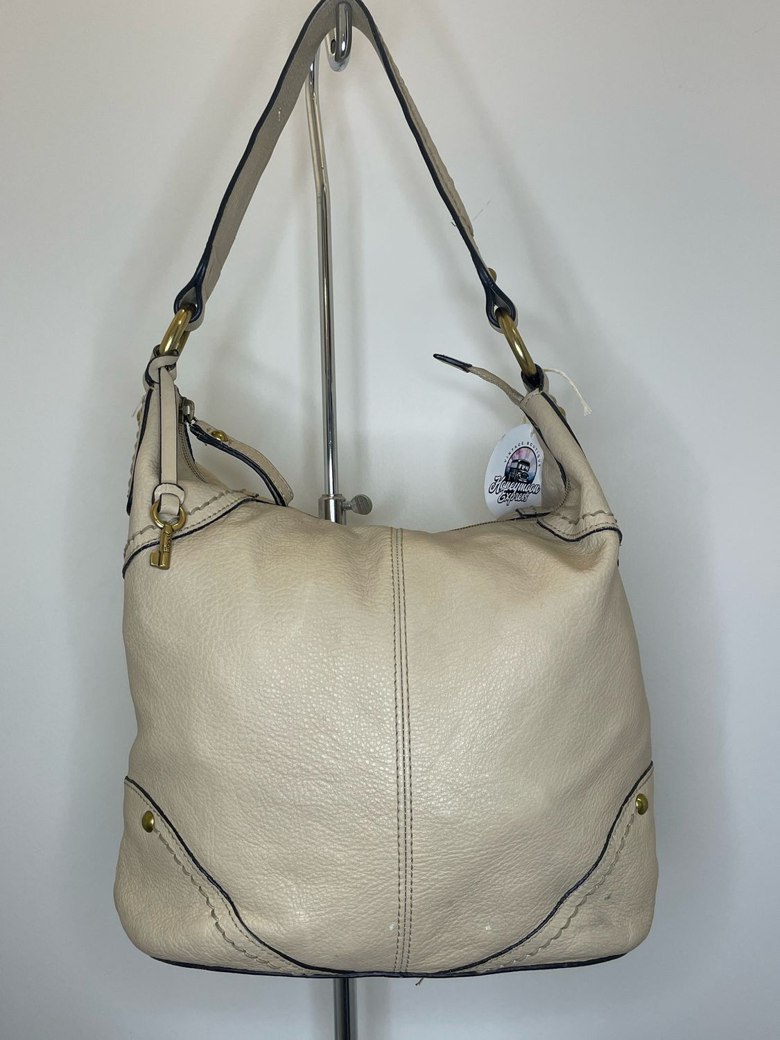 Beige Fossil purse
