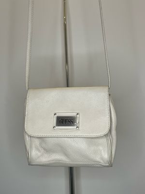 Small White Guess Purse