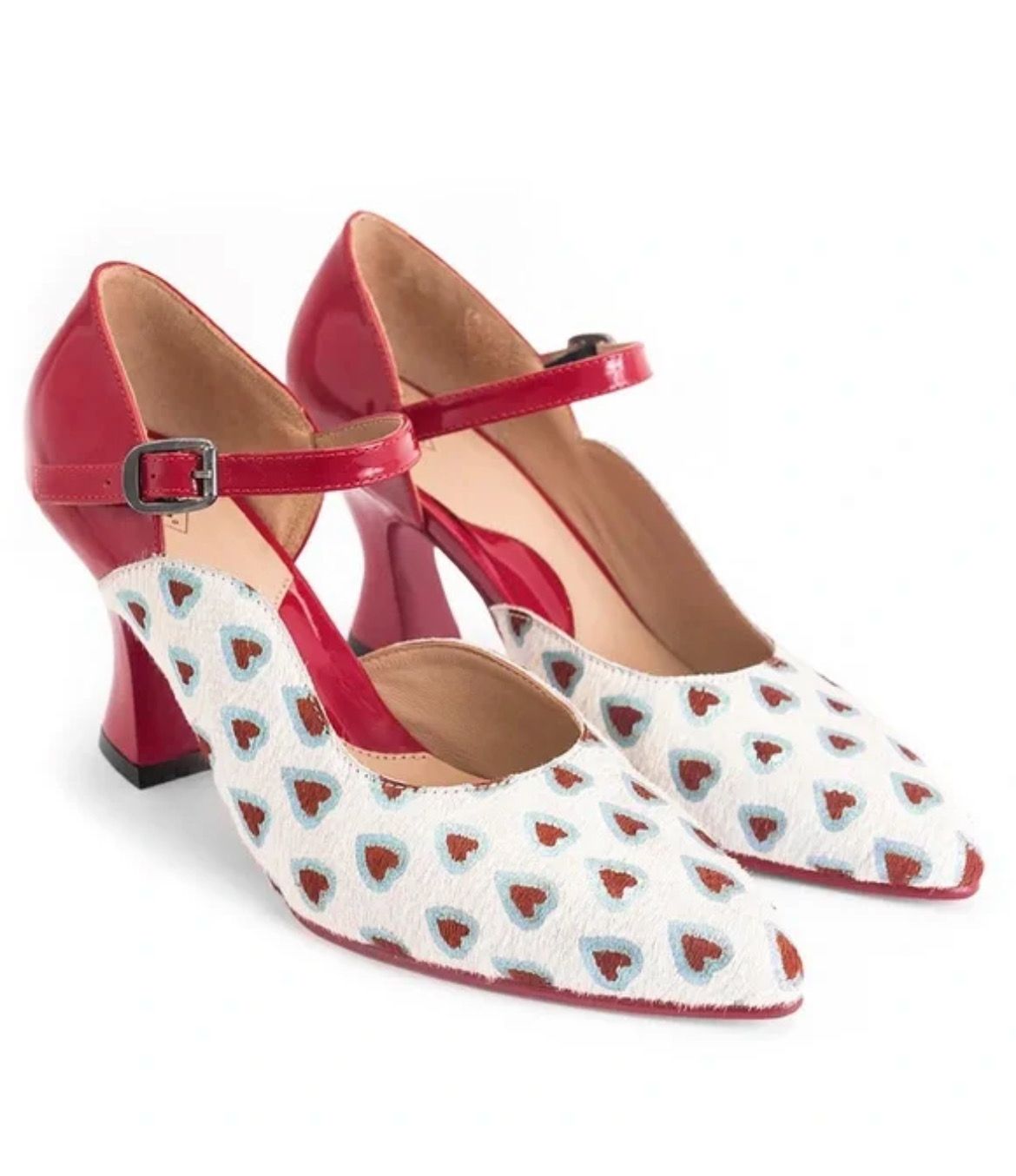 Rare Poser Lily-Rose D&#39;orsay Mary Jane Heart Heels
