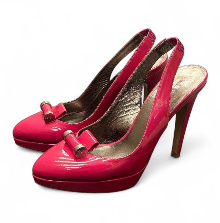 Escada Patent Leather Slingback Heels