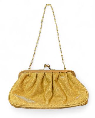 Gold Glamour Vintage Clutch