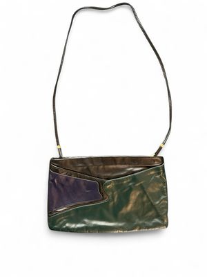 Colourblock Leather Purse