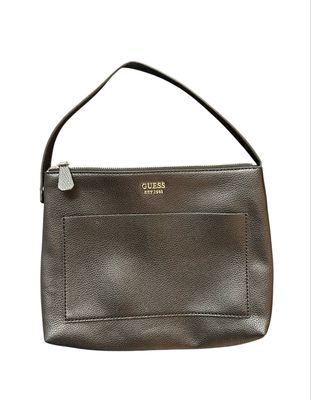 Guess Black Pebbled Shoulder Bag
