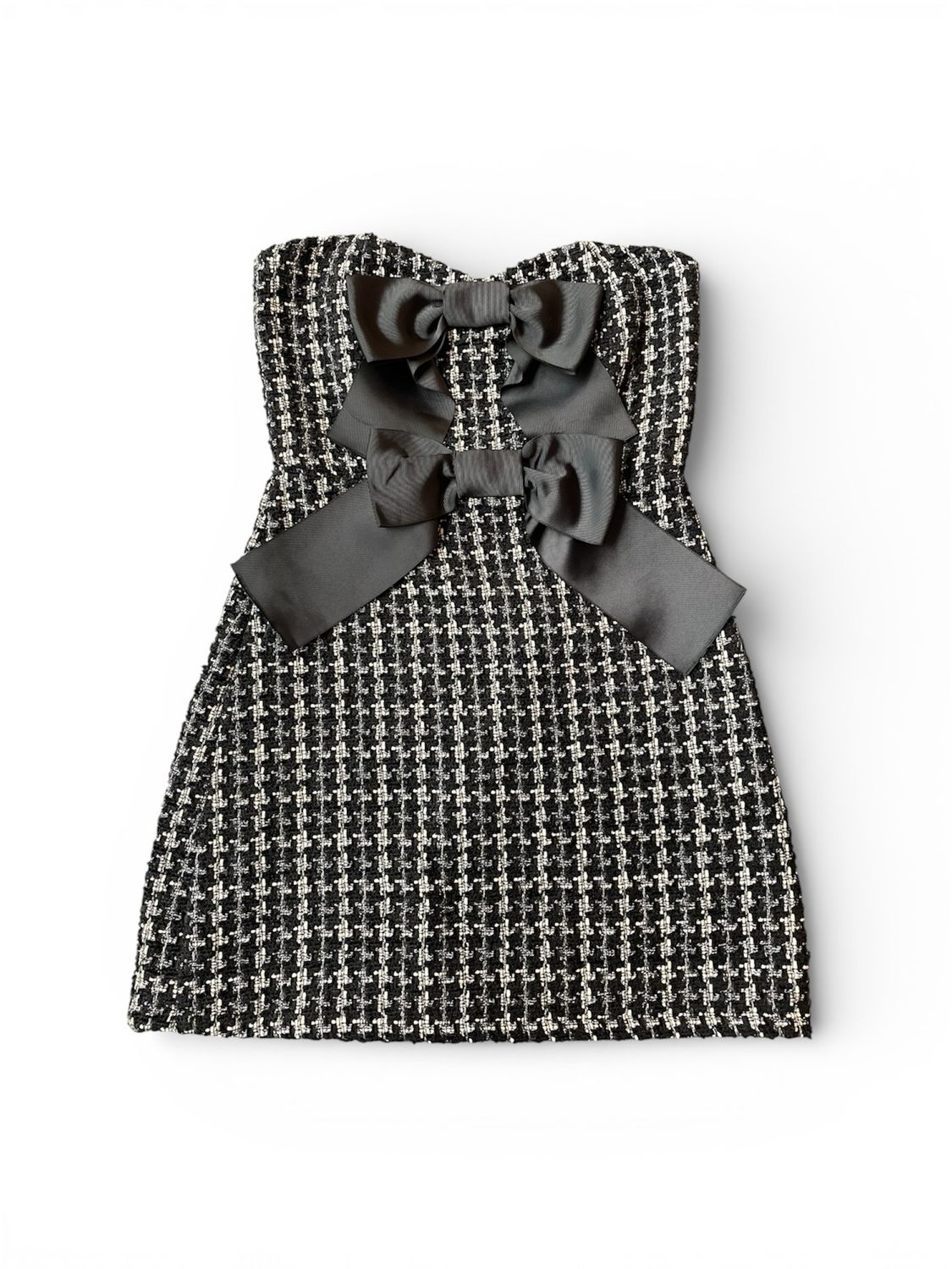 Black White Chelsea Dress