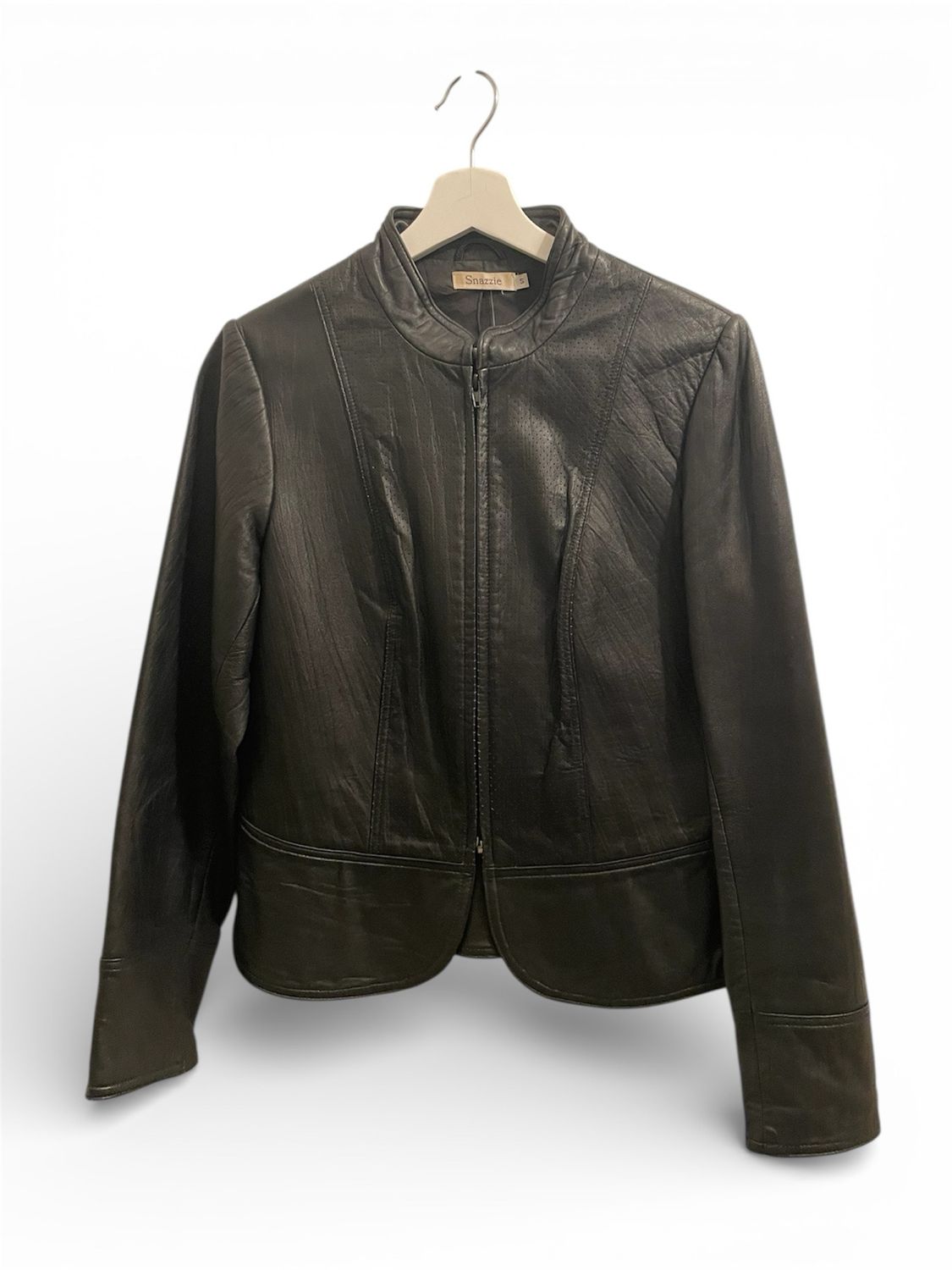Snazzie Black Leather Jacket