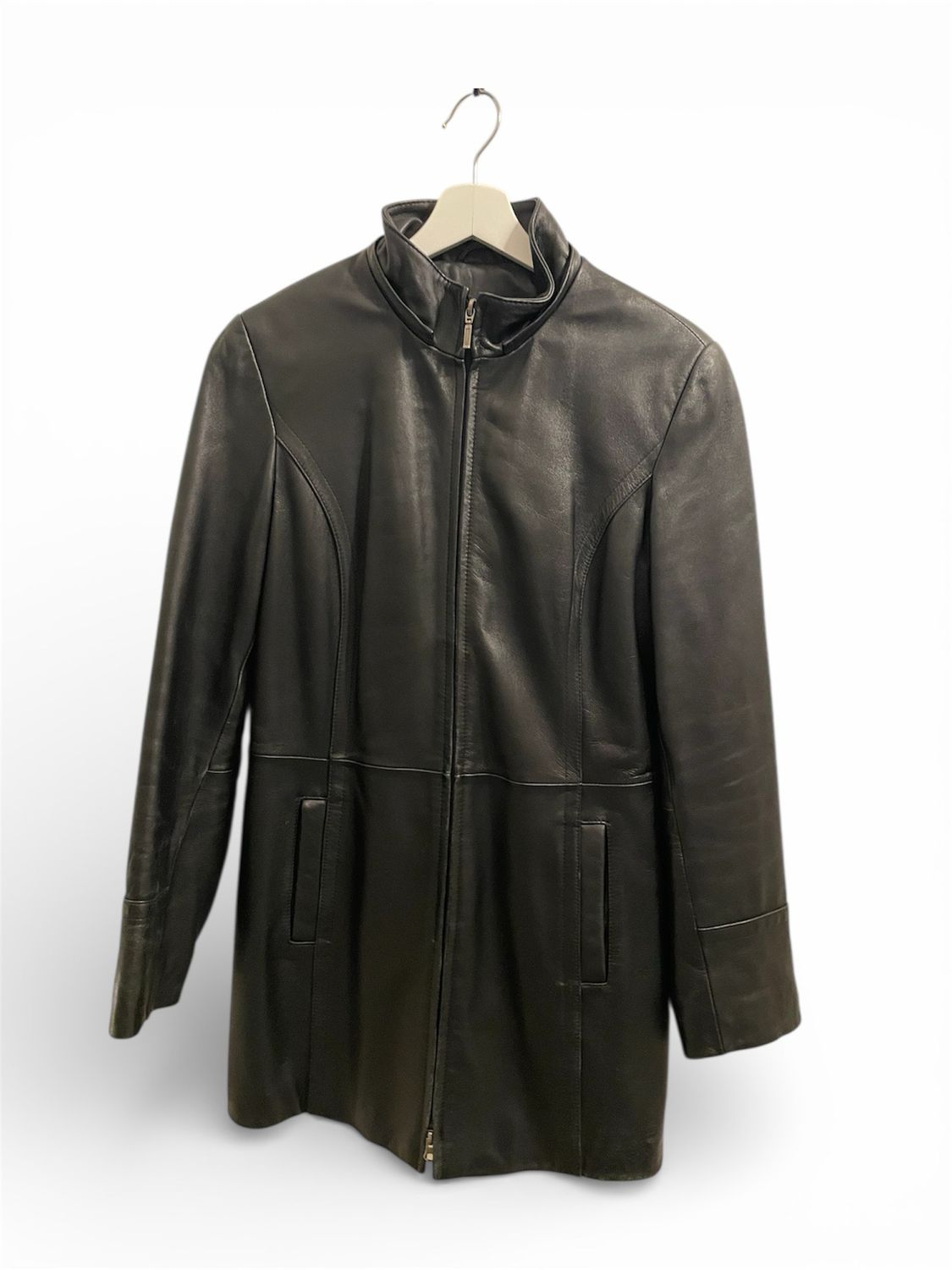 XS Zip Leather Jacket