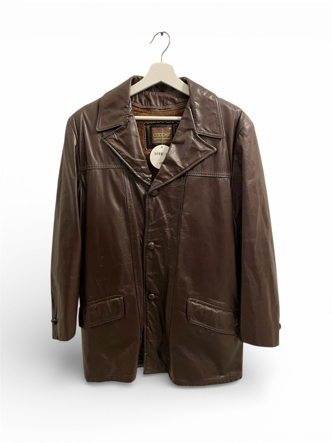 Chocolate Cooper Leather Jacket