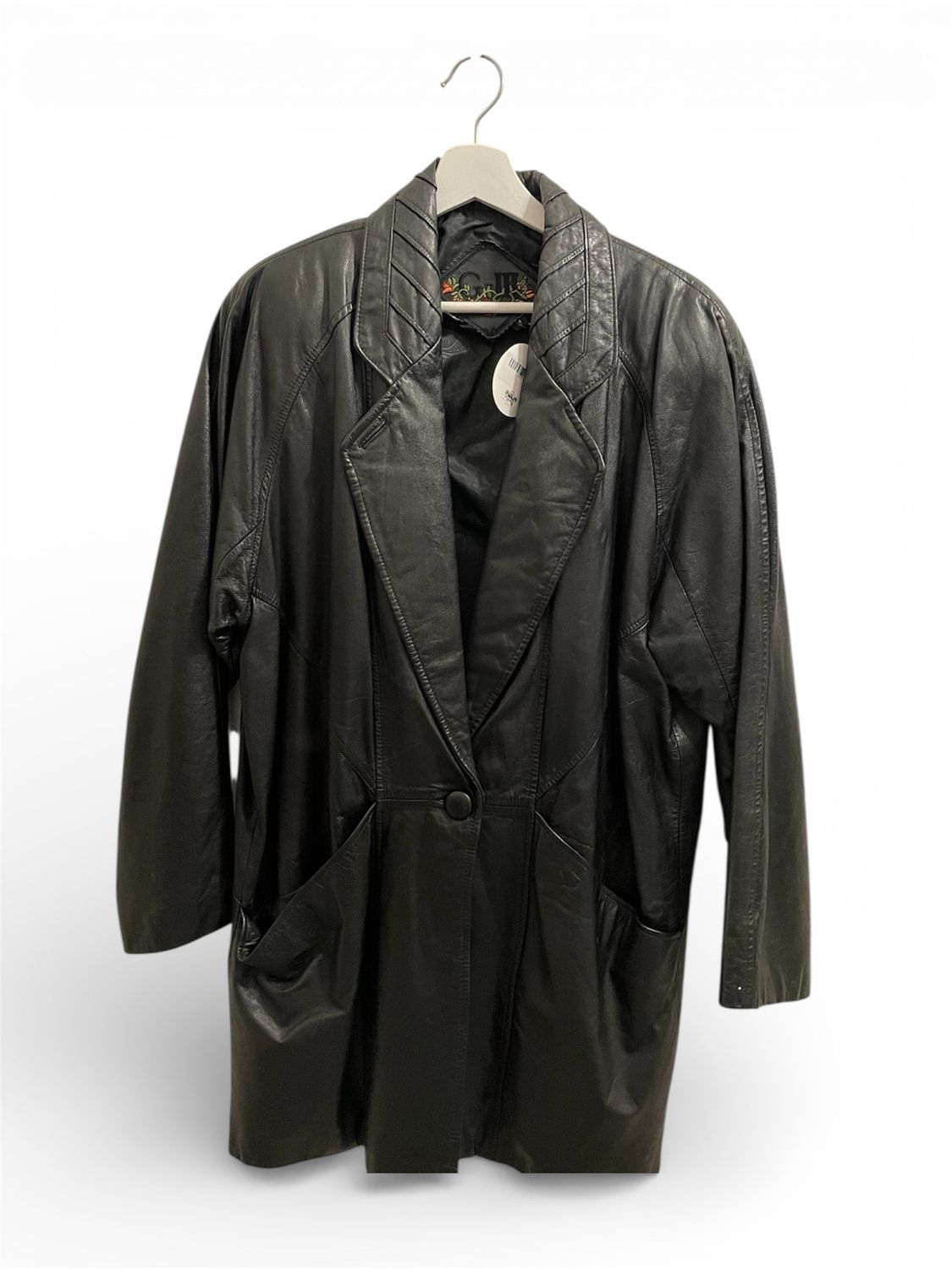 G III Black Leather Jacket