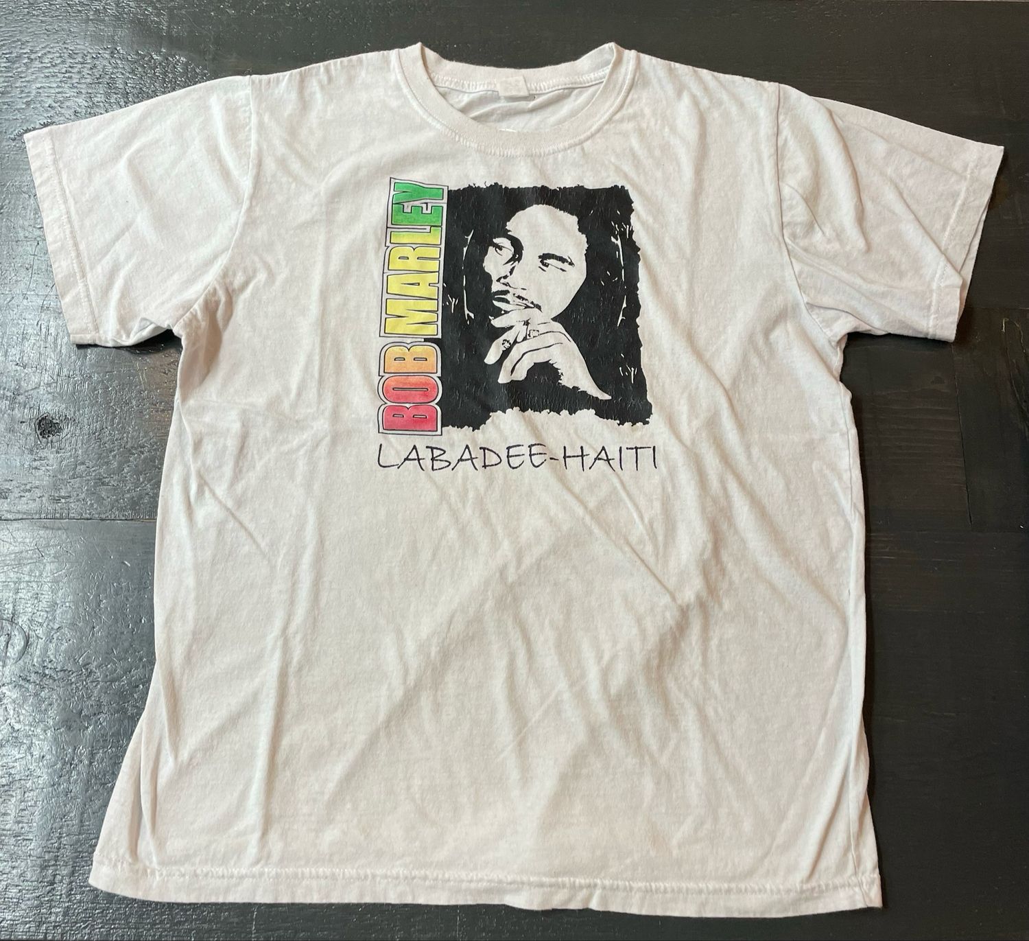 Bob Marley White Graphic