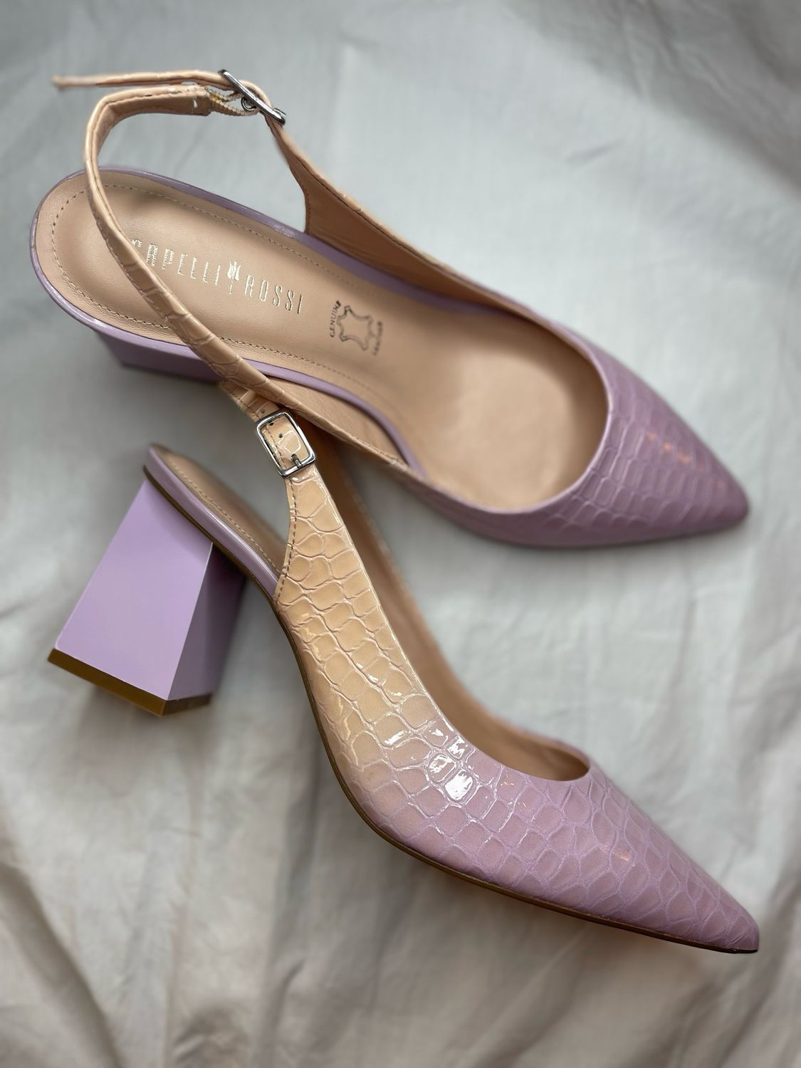 Purple &amp; Peach Size 38 CAPELLI ROSSI Heels