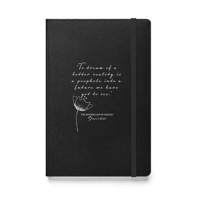 The Bookseller of Dachau - Quote - Hardcover bound notebook