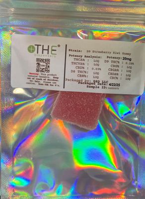 Delta 9 THC - Individual Gummies - Strawberry Kiwi 20mg