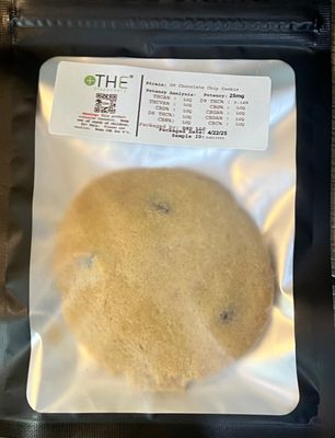 Delta 9 THC - Cookie - Chocolate Chip 25mg - Single