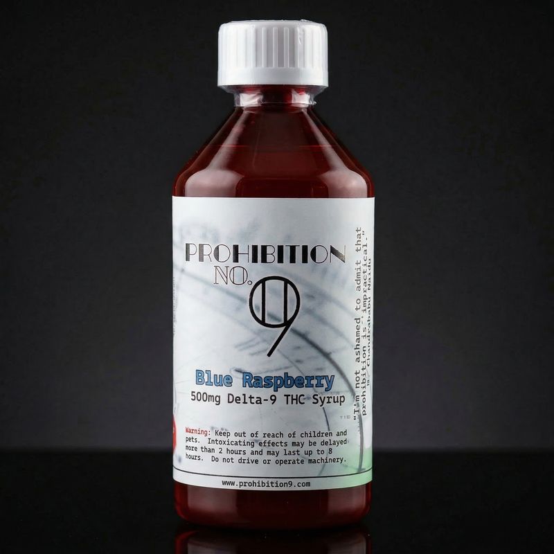 Delta 9 THC - Syrup - Blue Raspberry 500mg