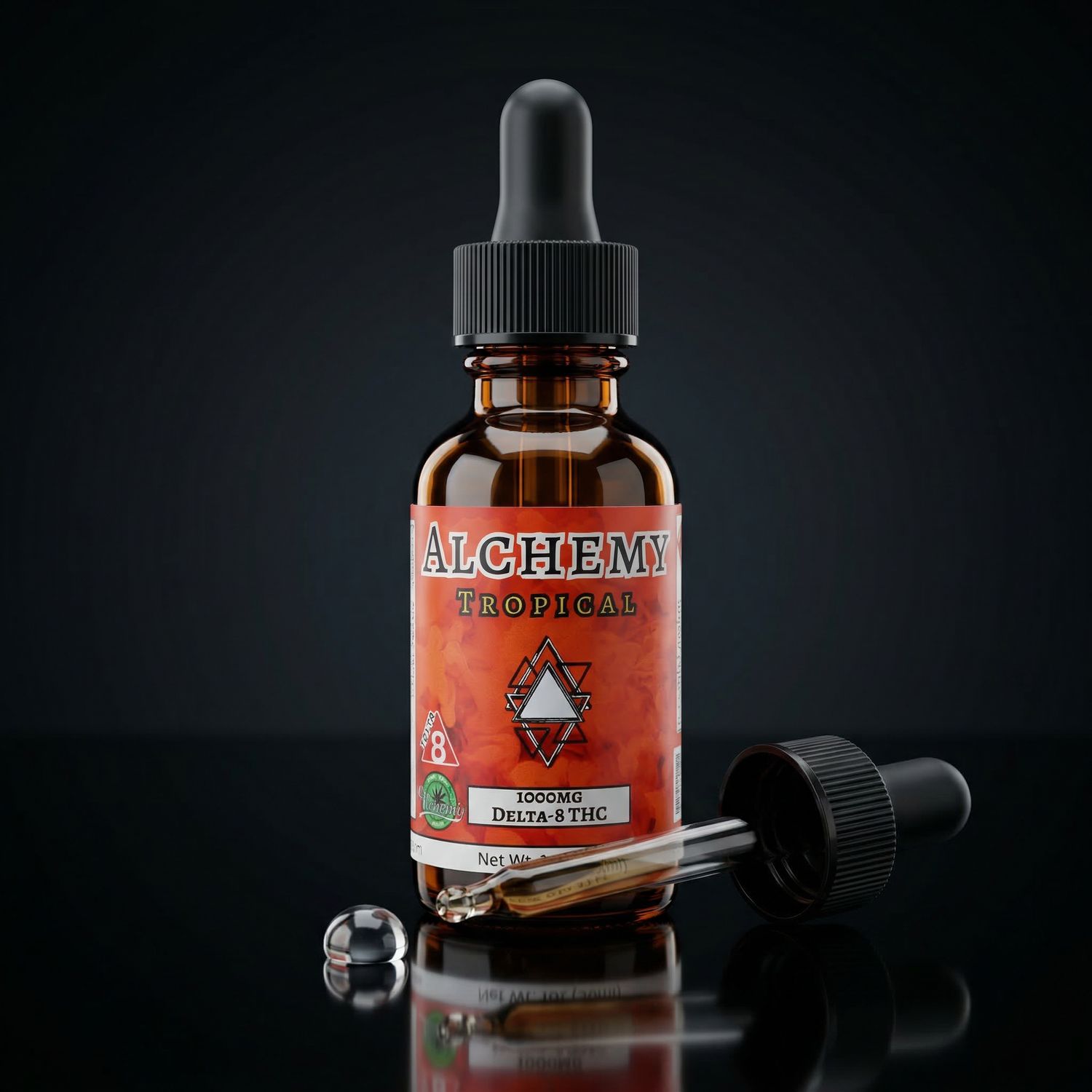 Delta 8 THC - Tincture - Tropical 1000mg