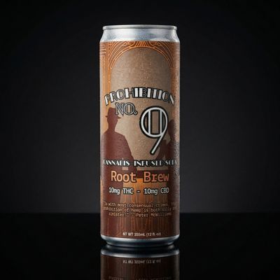 Delta 9 THC - Beverage - Prohibition 9 - Root Brew 10mg