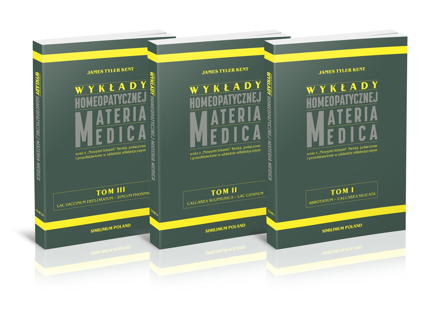 Wykłady homeopatycznej Materia Medica wraz z nowymi lekami. Tomy 1,2,3 - Kent J.T.
