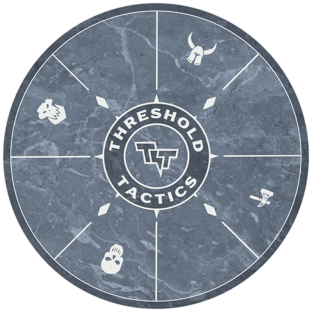 Neoprene objective marker - Warhammer AoS 4th edition - 40K - Grey - Set of 8