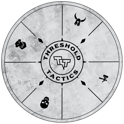 Neoprene objective marker - Warhammer AoS 4th edition - 40K - White - Set of 8