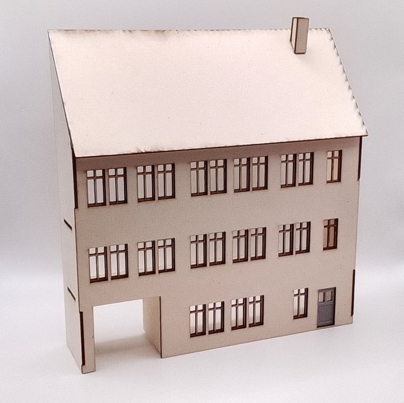 Lasercutbausatz Halbreliefhaus "Auf der Heide 10"