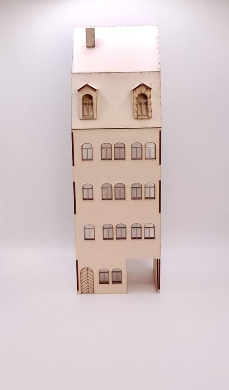 Lasercutbausatz Halbreliefhaus "Auf der Heide 13"