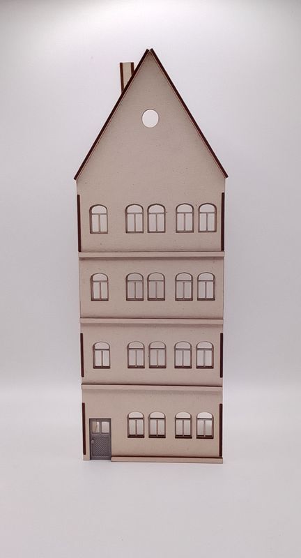 Lasercutbausatz Halbreliefhaus "Auf der Heide 14"