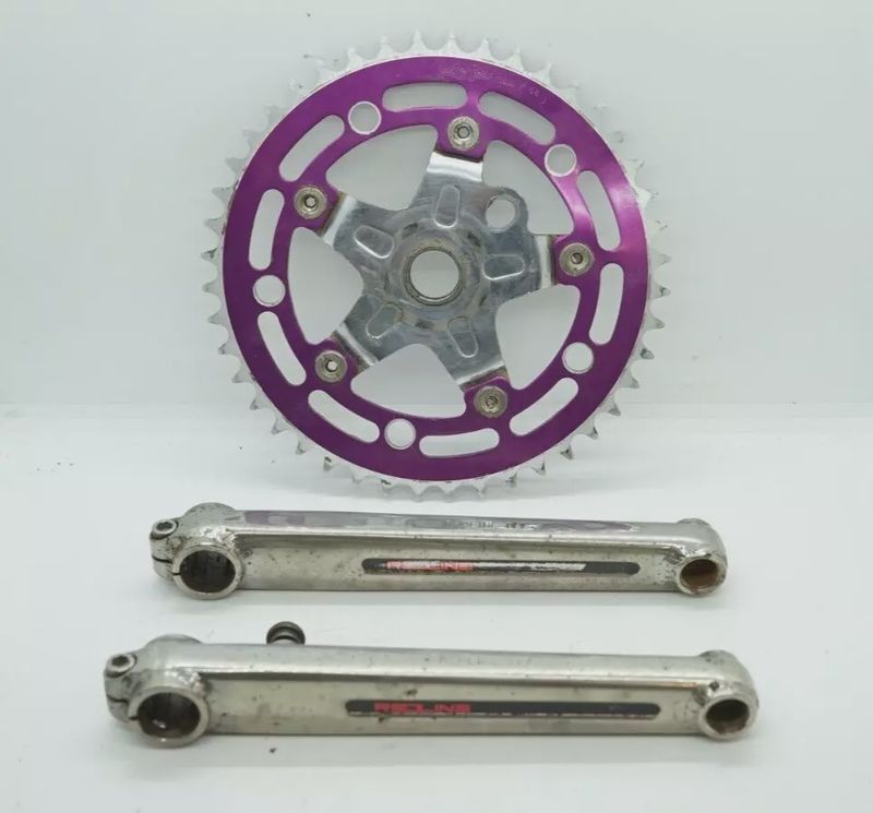 REDLINE Flight Cranks BMX 177mm Chrome Sugino GT 44t