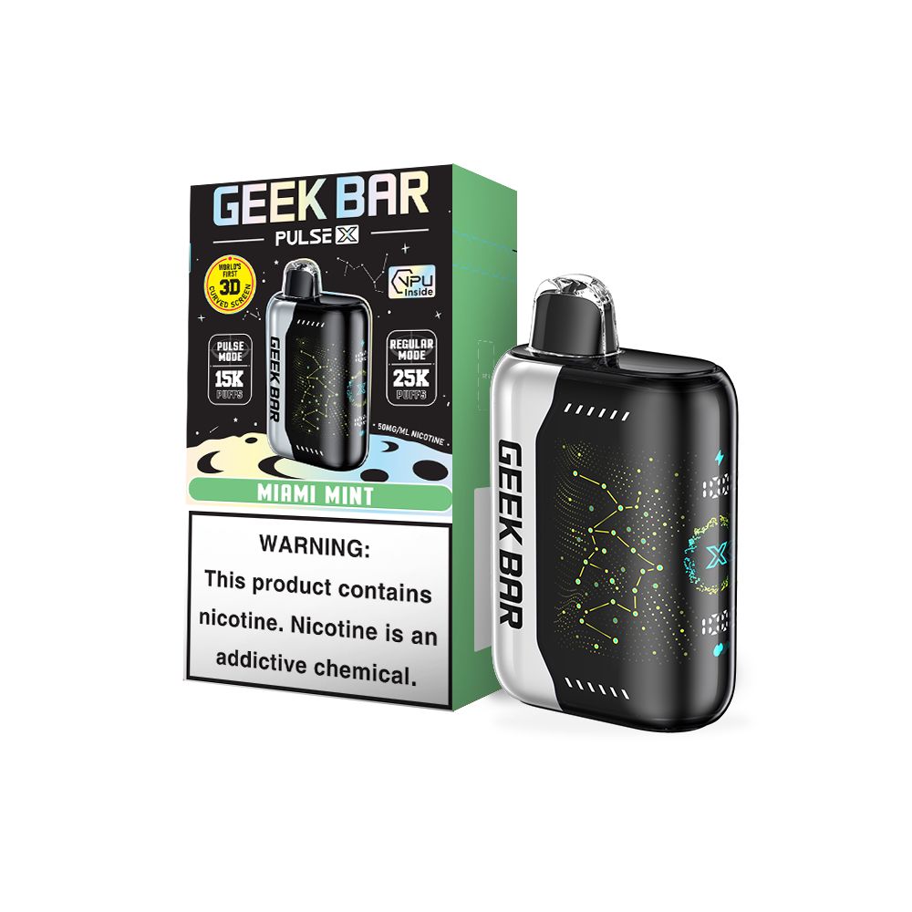Geek Bar - Pulse X, Flavor: Miami Mint