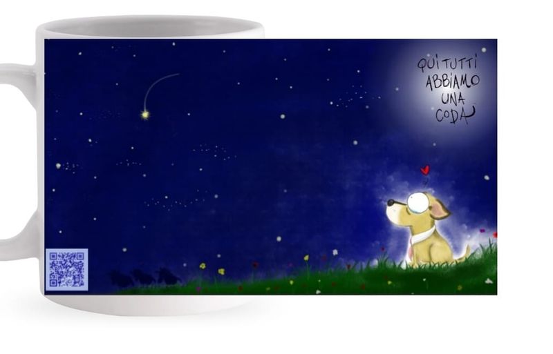 TAZZA STAMPATA &quot;CIELO&quot;