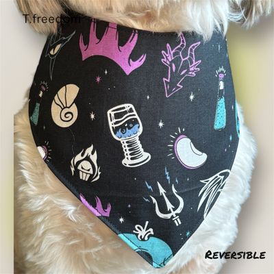 Villainous Vibes Reversible Dog Bandana