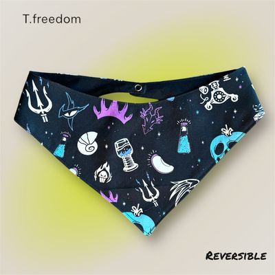 Villainous Vibes Reversible Dog Bandana