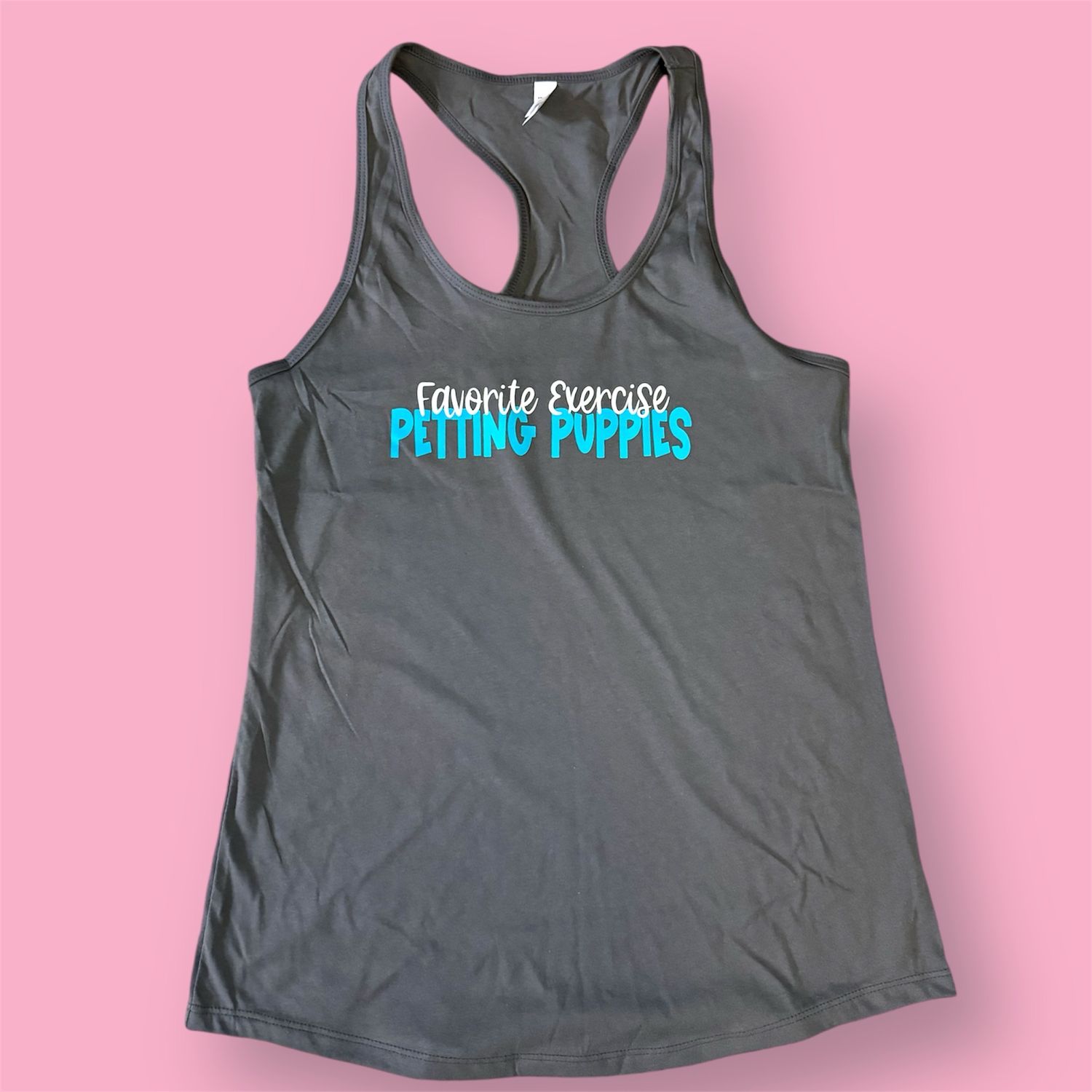 Favorite exercise - Petting Puppies Tank Top