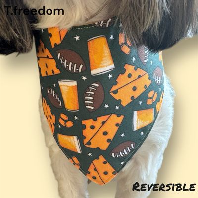 “Tailgate Tails” Packers Dog Bandana