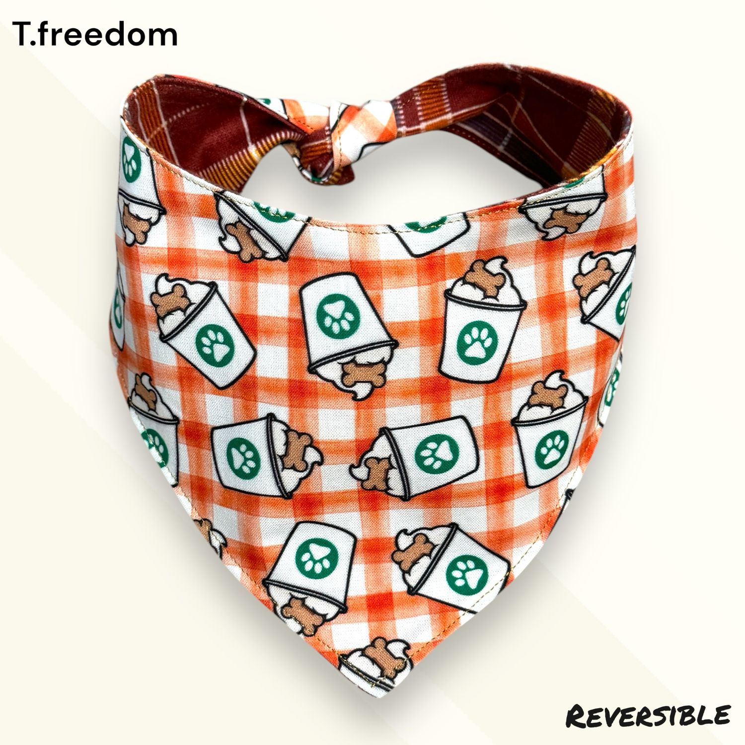 Pupkin Spice Latte Dog Bandana