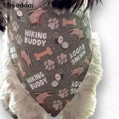 Hiking Buddy Adventure Dog Bandana