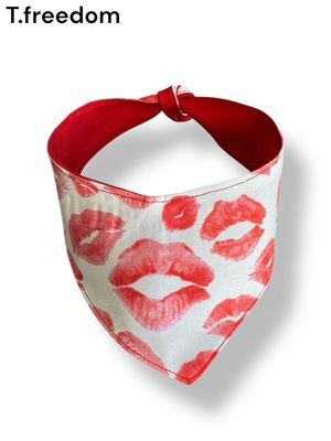 Kiss Me Quick Dog Bandana