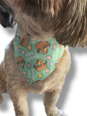 Basket Case Reversible Dog Bandana