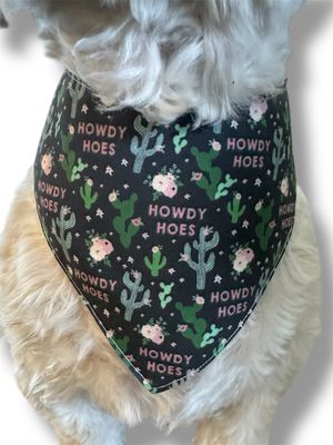 Howdy Hoes  Reversible Dog Bandana