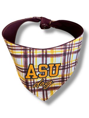 ASU Dog Reversible Dog Bandana