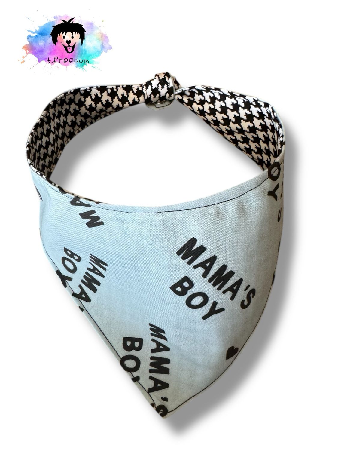 Mama’s Boy Blue Dog Bandana