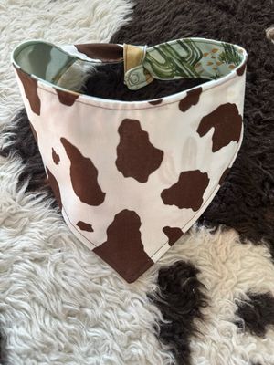 Desert Faith &amp; Cowhide Grace Dog Bandana