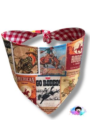 Rodeo Ready Reversible Dog Bandana