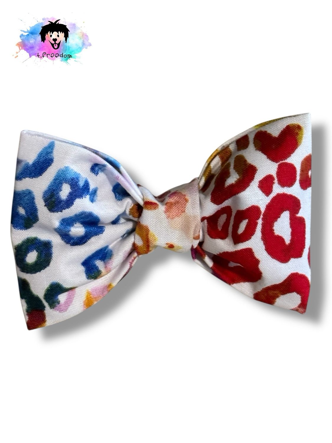 Bow wow Multicolor Leopard Print