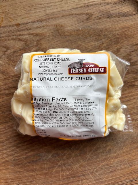 Cheese - White Cheddar Curds, 8 oz